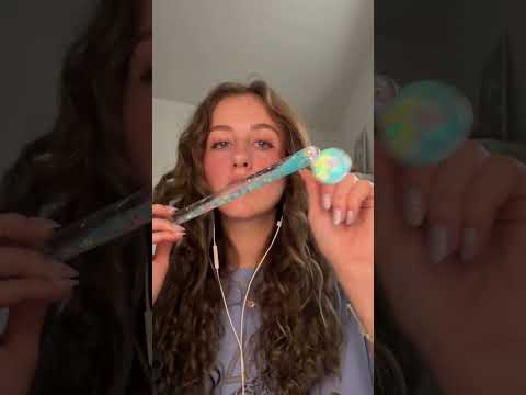 ASMR Blue Personal Attention 💙 Close-Up Triggers