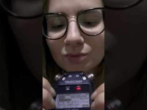 ASMR no Tascam #asmr #mouthsounds