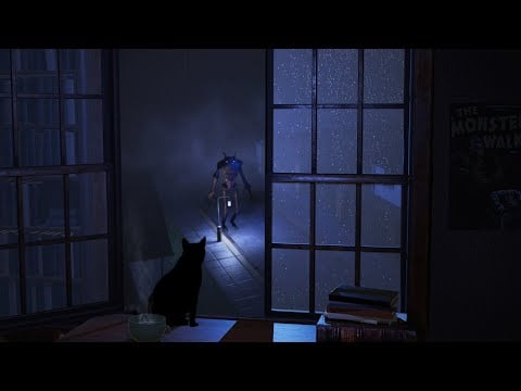 Something's Sus in the Neighborhood | ASMR Ambience (calming rain pitter-patter)