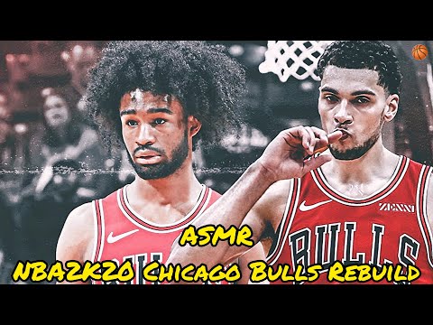 *ASMR* NBA2K20 Chicago Bulls Rebuild (Gameplay w/Controller Sounds)