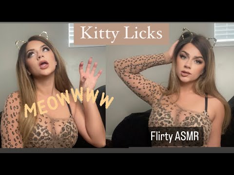 ASMR-Kitty Roleplay (lens licking, scratching ) MEOW