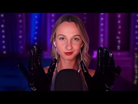 ASMR | Long Leather Gloves & Gum Chewing 🖤 (No Talking)