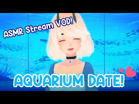 ASMR 3DIO | Aquarium date~ (whispering, water triggers) 🌊 | Stream VOD
