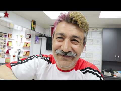 I DYE MY HAIR WITH SPRAY DYE! BACK WAX, PERFECT DEAD SKIN PEELING,RELAX WITH MUNUR ONKAN
