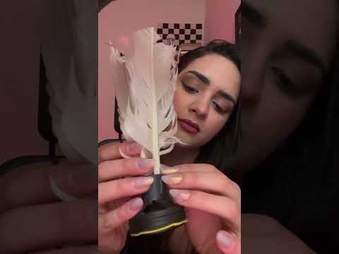 ASMR Tapping em uma Peteca com Penas 🪶😴