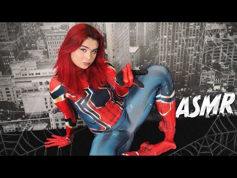 ASMR ROLEPLAY- SPIDERGIRL MUY JUGUETONA