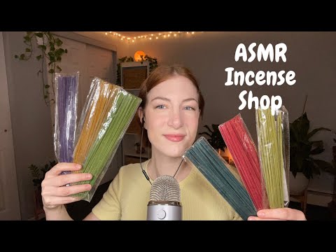ASMR Incense shop | Personal attention, crinkle sounds, visual triggers