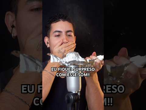 EU FIQUEI SURPRESO COM ESSE SOM!! #asmr