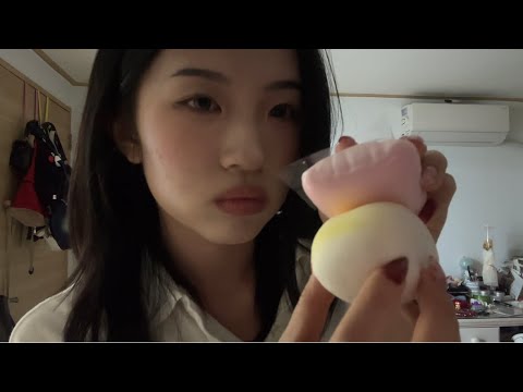 스퀴시로 퍼프 소리내기 Asmr Make a Puff Sound with Squishy
