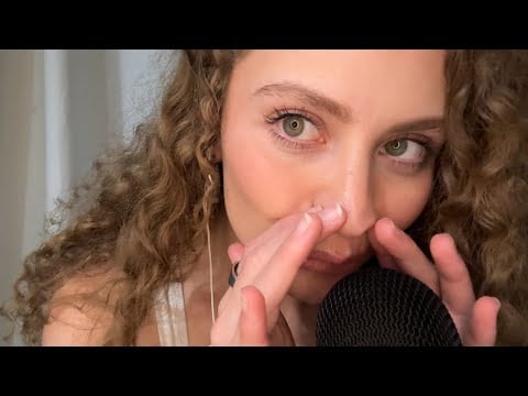 ASMR|| Mic Sensitivity (up close & personal + Clicky Mouth Sounds) 