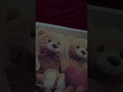 asmr paper teddy bear tingles