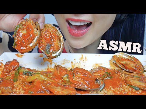 ASMR SPICY ENOKI MUSHROOM + ABALONE (SOFT CRUNCH EATING SOUNDS) NO TALKING | SAS-ASMR