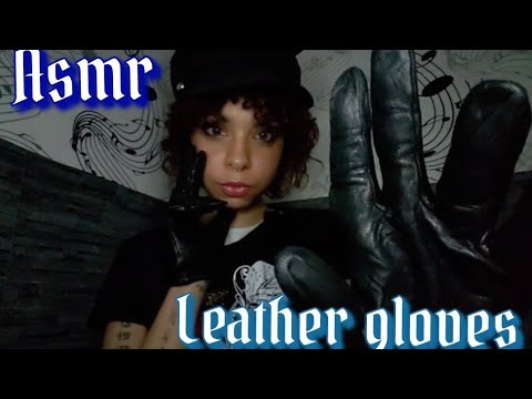 ASMR ◇ Leather gloves 🖤