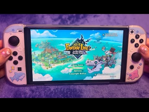 ASMR Playing Fantasy Life i: The Girl Who Steals Time (Whispered)
