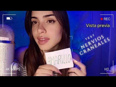 ASMR Test de Nervios CRANEALES para dormir profundamente 😴