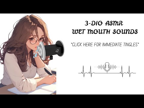 CHILLmas🎄Ep 5: [3-Dio ASMR] Wet Mouth Sounds from quiet girl (No Talking)