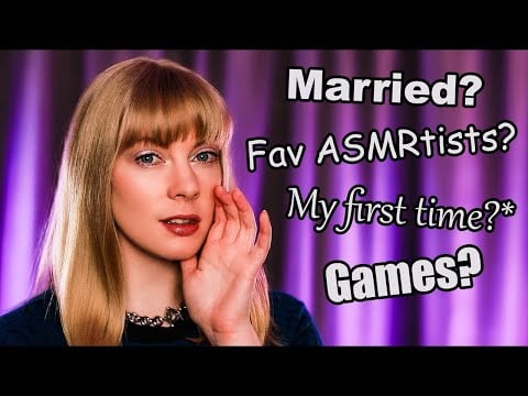 ASMR Ear to Ear Whispers for Sleep 💤 Q&A, Anticipatory Triggers, New Zealand Accent, Get To Know Me