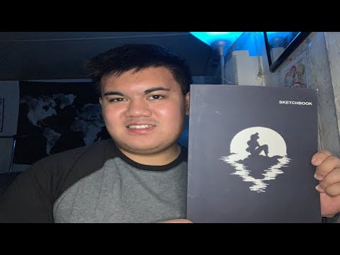 ASMR Showing My Drawings on My Sketchbook + Drawing