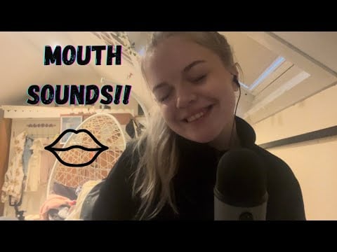 asmr | fast and slow & dry and wet mouth sounds!!