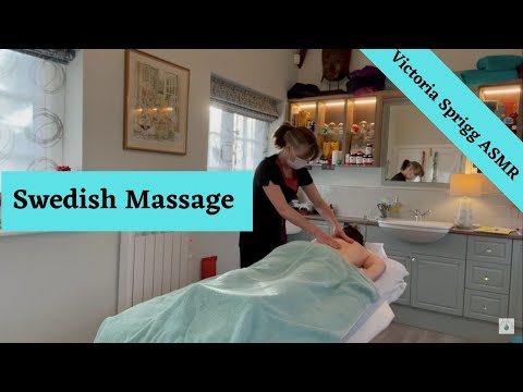 ASMR Swedish Back Massage with Victoria and Katie | 1 of 5