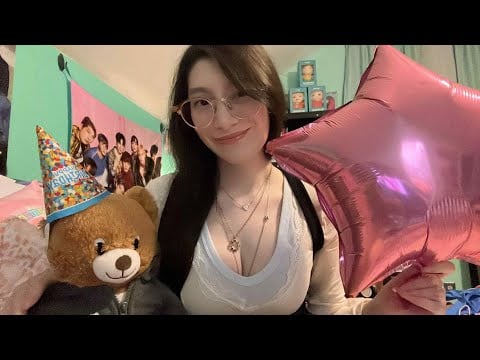 ASMR Whisper Ramble And Opening An Early Birthday Gift 🎁