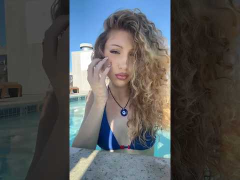 Face tapping ASMR but I’m actually tapping concrete at the pool #ASMR #lofiasmr
