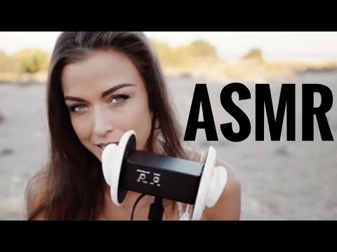 ASMR Gina Carla 👂🏼🏝 Greek Style Soft Whispering! Background Beach Noise!