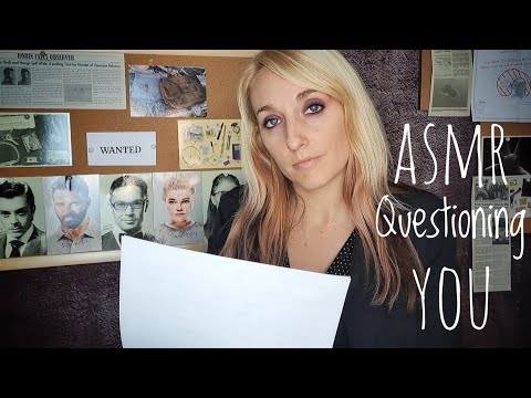 ASMR | Detective Roleplay | Questioning You 