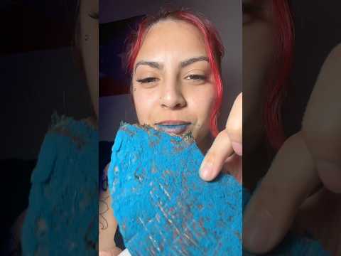 ASMR blu beef jerky #asmr #visualtingle #asmrtriggers
