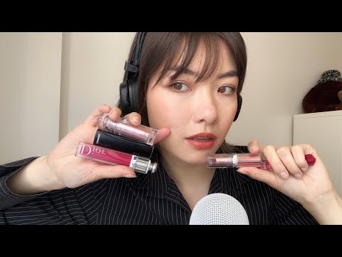 ASMR リップ紹介 ♡ 英語 雑談