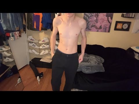 ASMR - Chinos Fail (Banana Republic Try-On)
