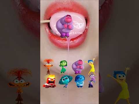 @AngelEATING777 asmr INSIDE OUT JELLY BALL GUMMY 인사이드 아웃 젤리볼 구미 eating sounds