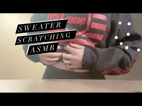 Cropped Sweater/Fabric Scratching ASMR