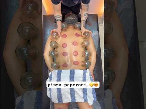 😋🍕#asmr #cupping #pizza #massage #explore #shorts #fire
