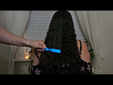 🪮 ASMR Wet Hair Brushing and Combs (No Talking) 🪮