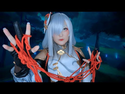 АСМР Ритуал очищения ауры ❄ Вытяну негативную энергию ✨ Genshin Impact RP (SUB)