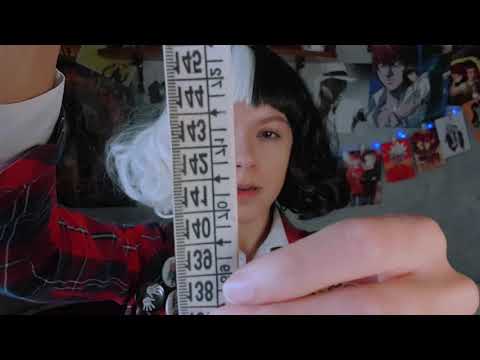 ASMR | Cruella measure you very quickly  (1 minute)