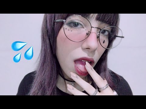 ASMR SPIT PAINTING INTENSO COM SONS DE BOCA EM CAMADAS ✨