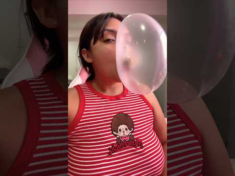 BUBBLE GUM ASMR | blowing QUENCH gum bubble popping sounds #asmr #bubblegum