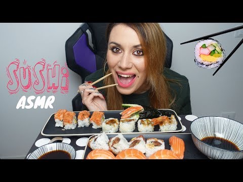 ASMR SUSHI EATING SOUNDS