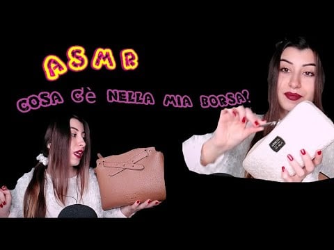 🇮🇹ASMR ITA• COSA C'È NELLA MIA BORSA *rilassante* #cosacènellamiaborsa #asmrita