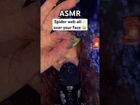 ASMR Spider web 😴Cobweb trigger, mouth sounds, Clicky whisper 🕸️