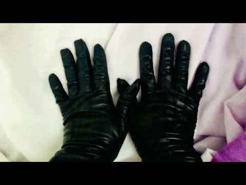 LEATHER GLOVES  and  TALKING [[ASMR]]