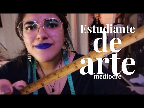 ASMR Roleplay: Estudiante de arte irresponsable toma tus medidas para un proyecto 🤦‍♀️🎨