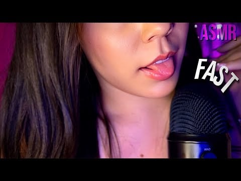 ASMR SONS DE BOCA COM A LÍNGUA RÁPIDOS E AGRESSIVOS