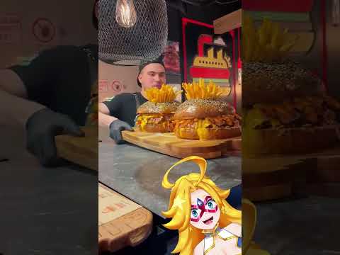 Carly's Burger of the week 2 🍔🤩 #kamenamerica #vtuber #vtuberen