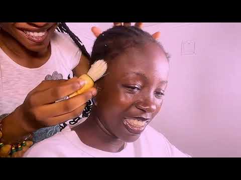 Asmr fast and intense aggressive head scratch massage, ear cleaning licking eating brain tingles
