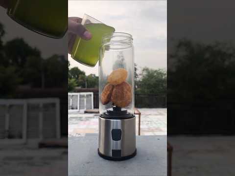 mini pani puri vs blender 🥘