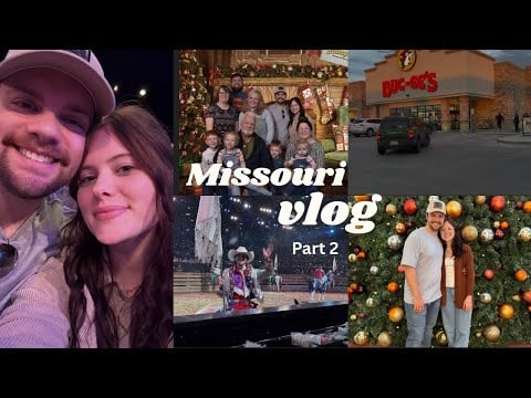 ASMR Christmas Family Vacation VLOG In Branson Missouri Part 2 🎄✨