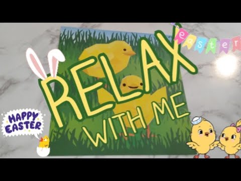 LO-FI ASMR VISUAL & SOUND TRIGGERS: Easter Chics 🐥🐤 Sticker Puzzle #143